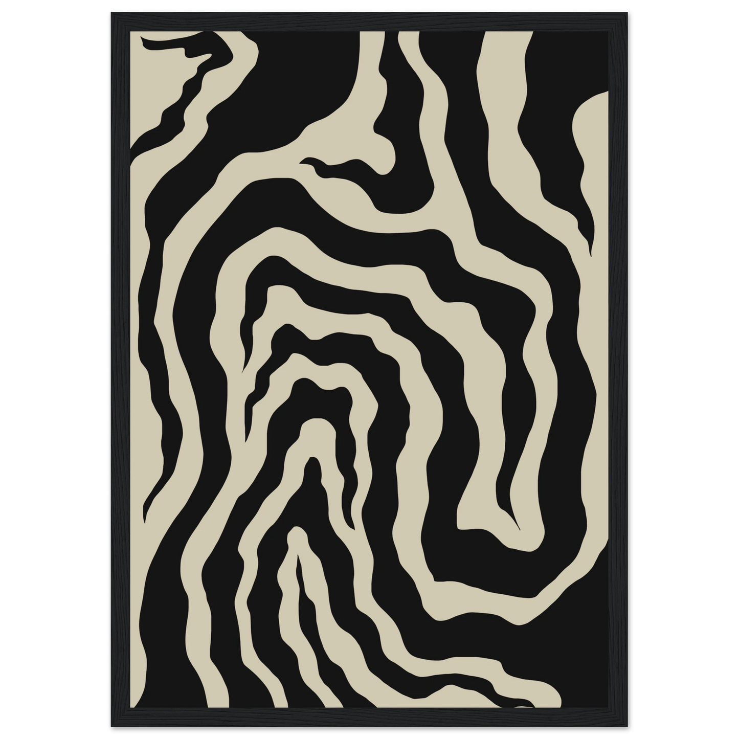 Path I – OneMind - Dark Dominant abstract painting