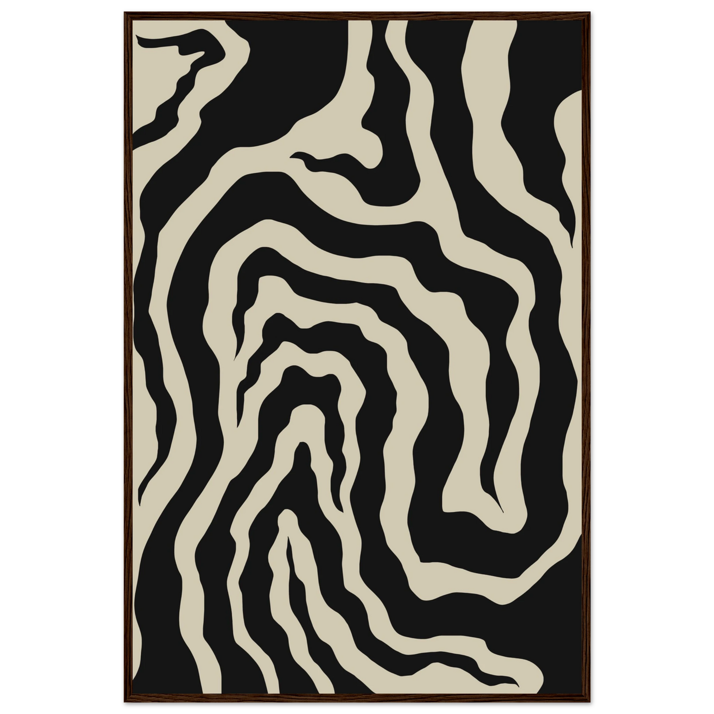 Path I – OneMind - Dark Dominant abstract painting
