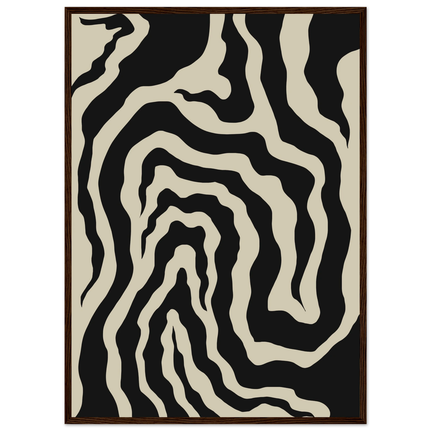 Path I – OneMind - Dark Dominant abstract painting