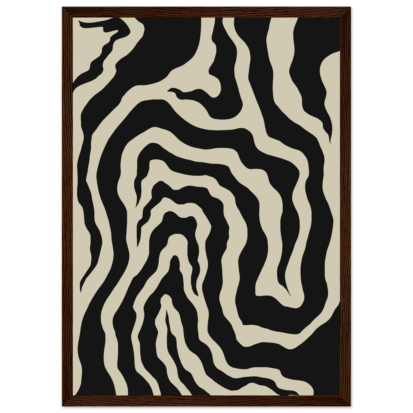 Path I – OneMind - Dark Dominant abstract painting