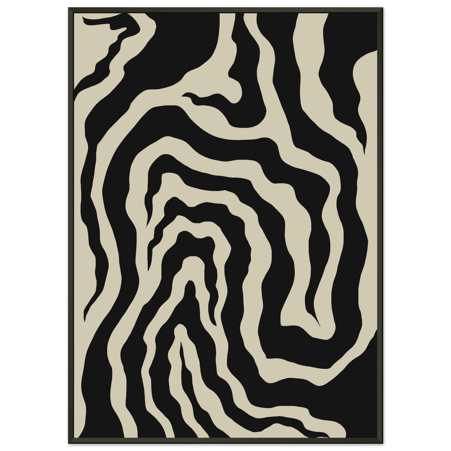 Path I – OneMind - Dark Dominant abstract painting