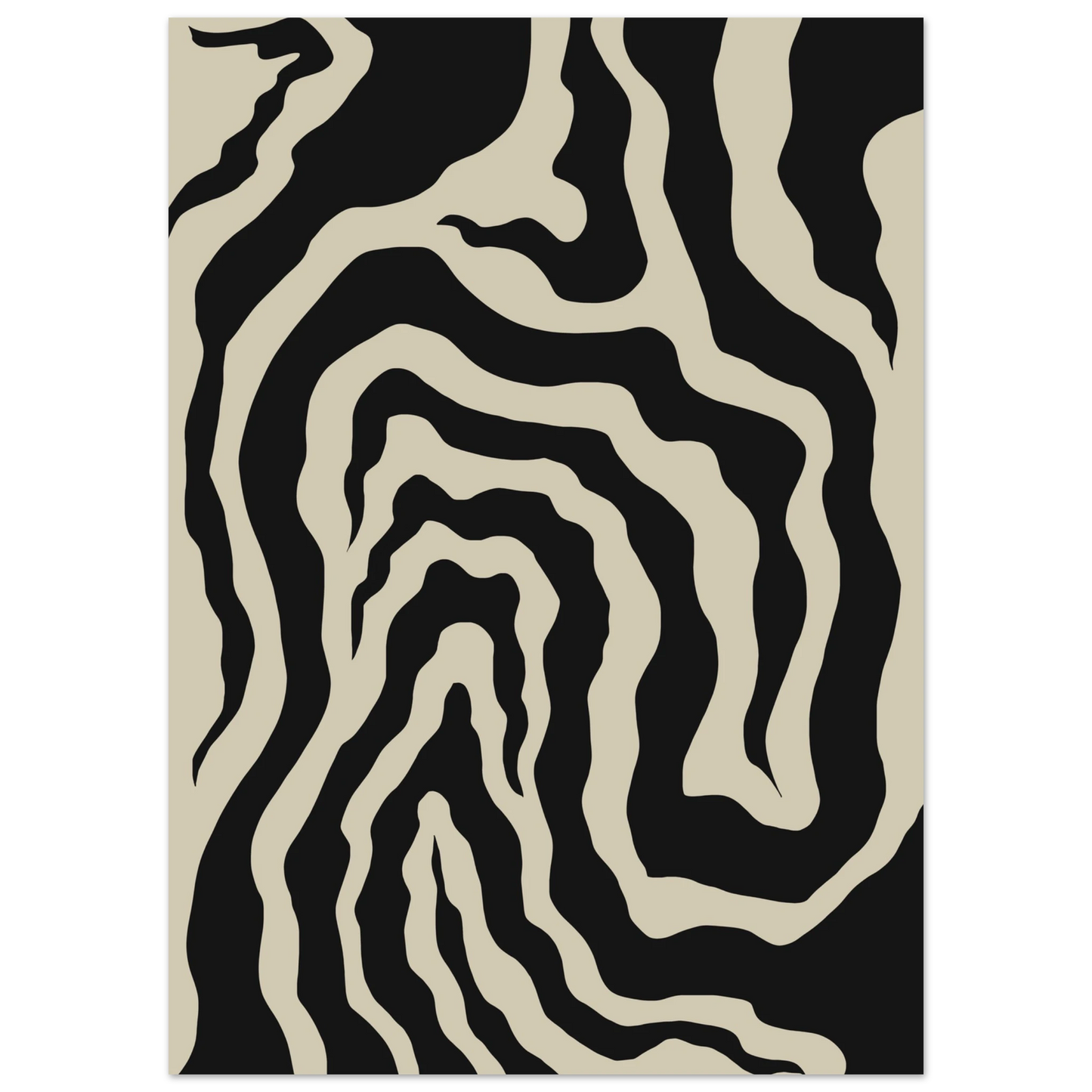 Path I – OneMind - Dark Dominant abstract painting