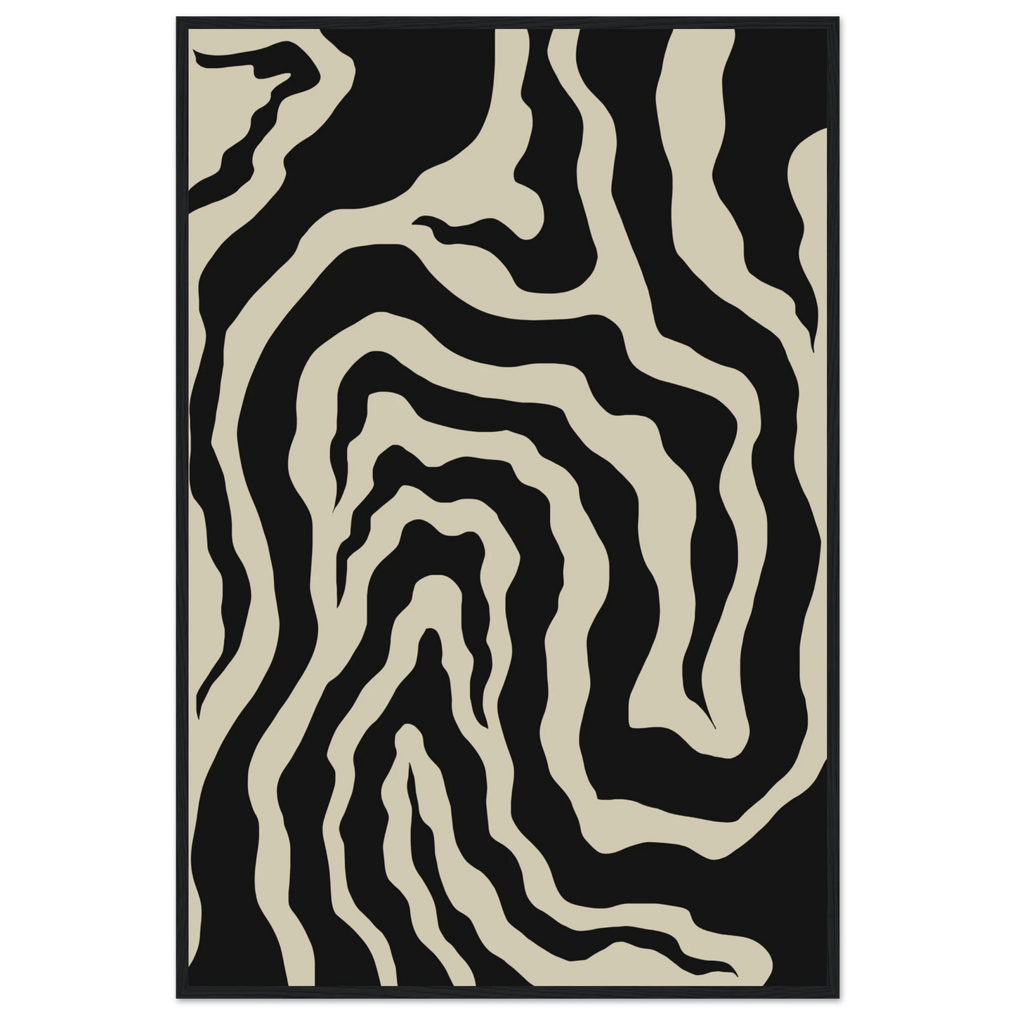 Path I – OneMind - Dark Dominant abstract painting