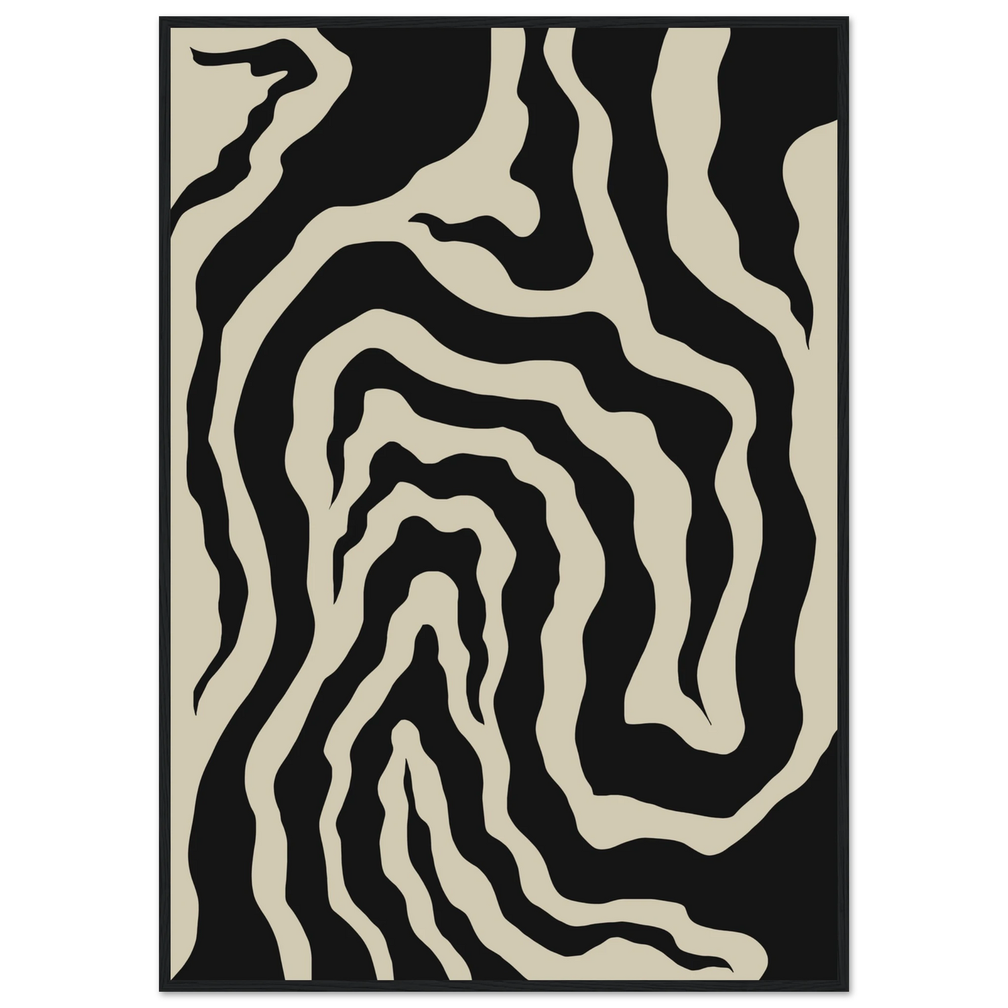 Path I – OneMind - Dark Dominant abstract painting