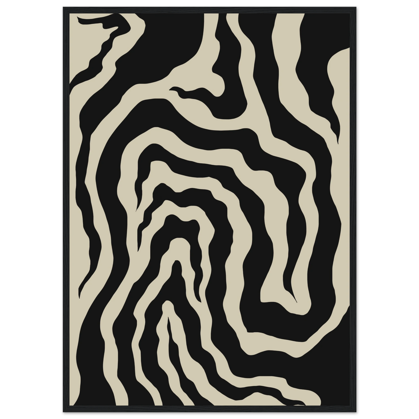 Path I – OneMind - Dark Dominant abstract painting