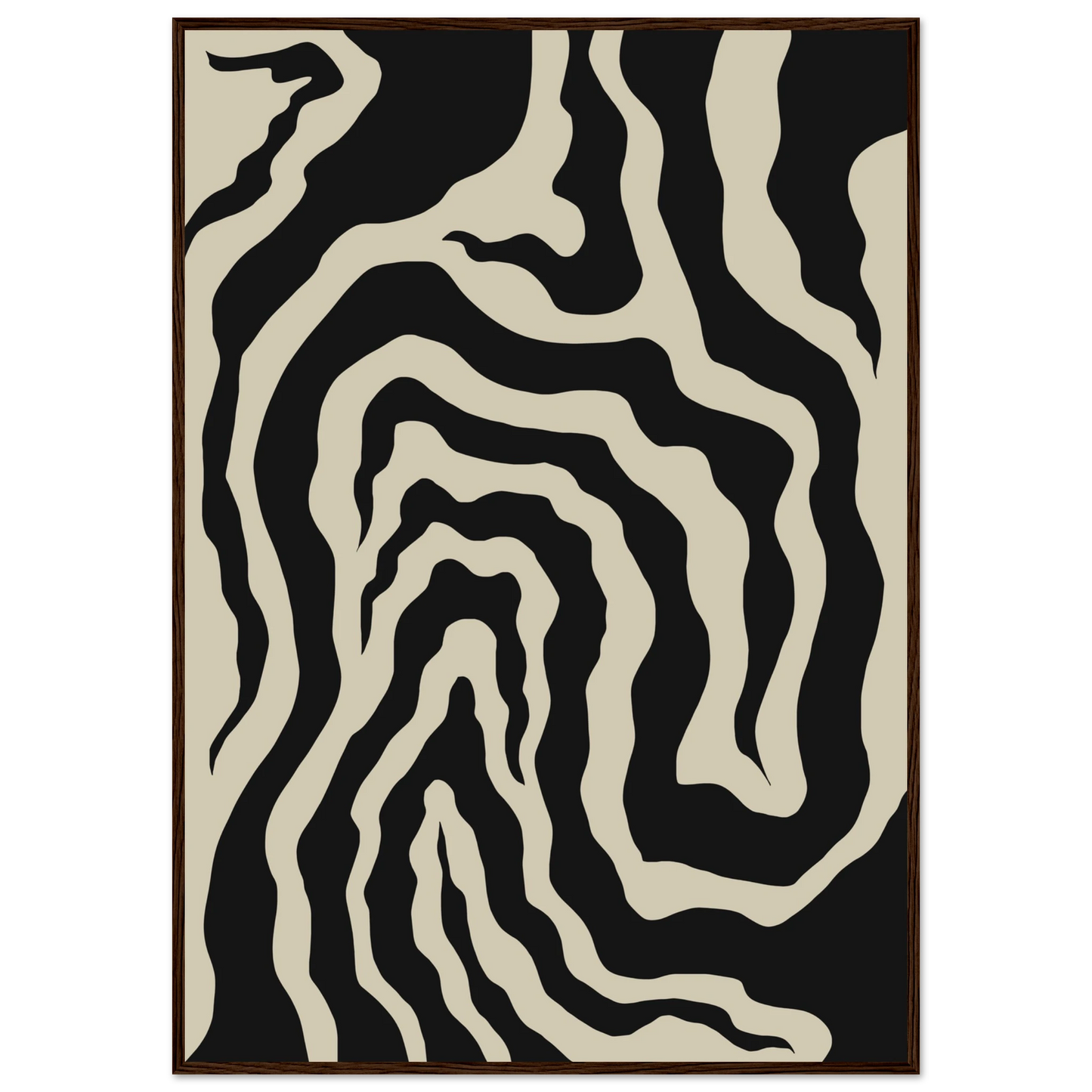 Path I – OneMind - Dark Dominant abstract painting