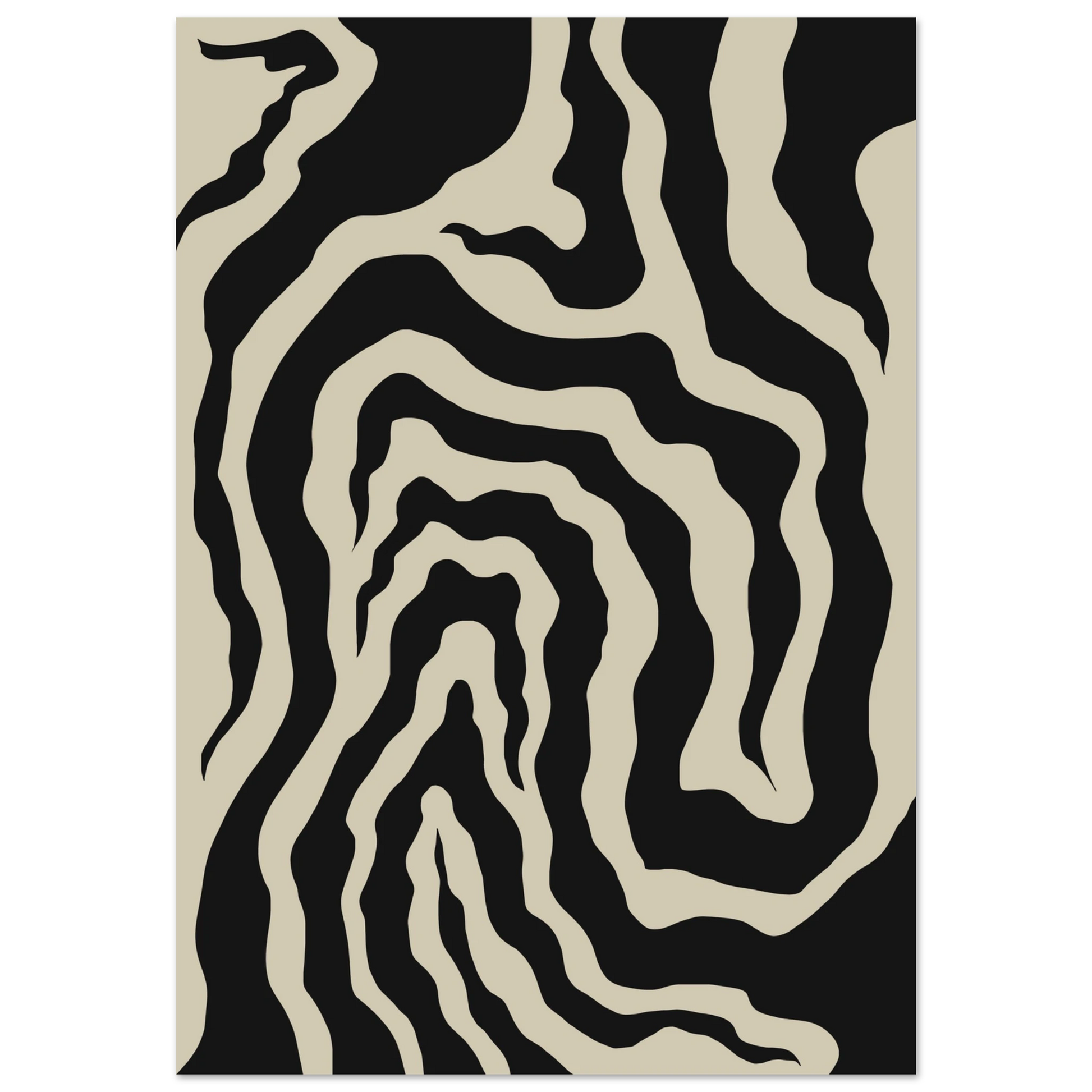 Path I – OneMind - Dark Dominant abstract painting